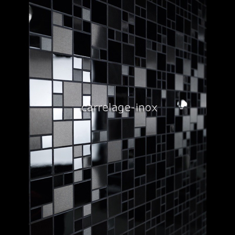 Carrelage mosaique inox