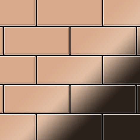 Carrelage cuivre
