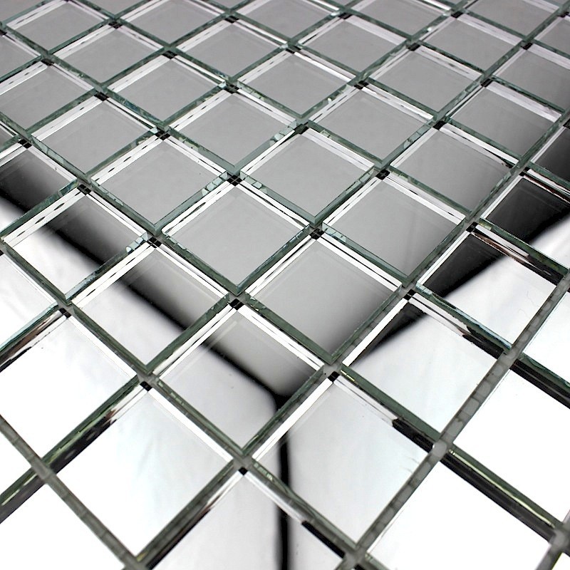 Carrelage mosaique miroir reflet
