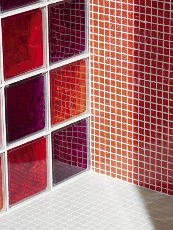 Carrelage mural cuisine pate de verre