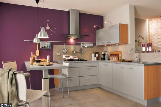 Couleur mur cuisine design