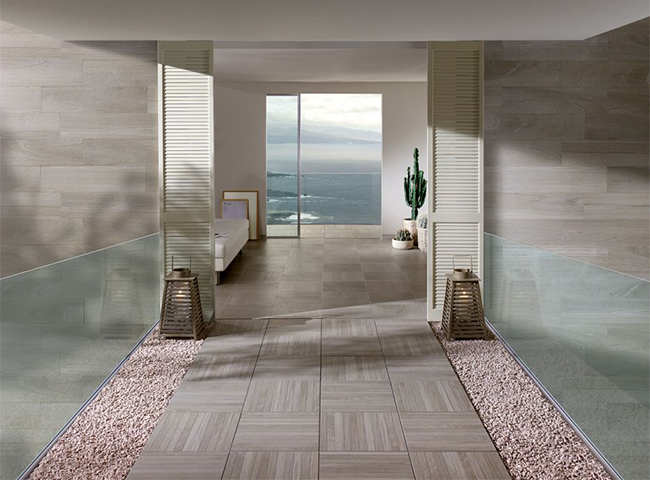 Carrelage imitation bois pour l'extérieur