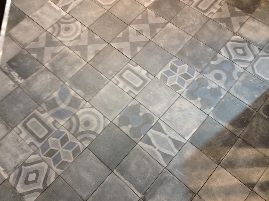 Carrelage ancien patchwork