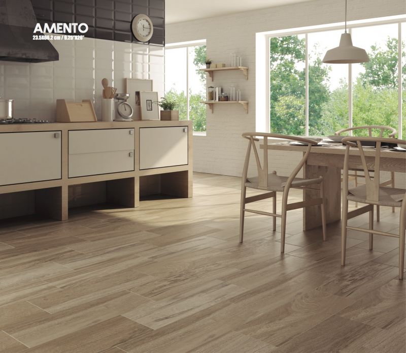 Carrelage imitation parquet et chauffage au sol