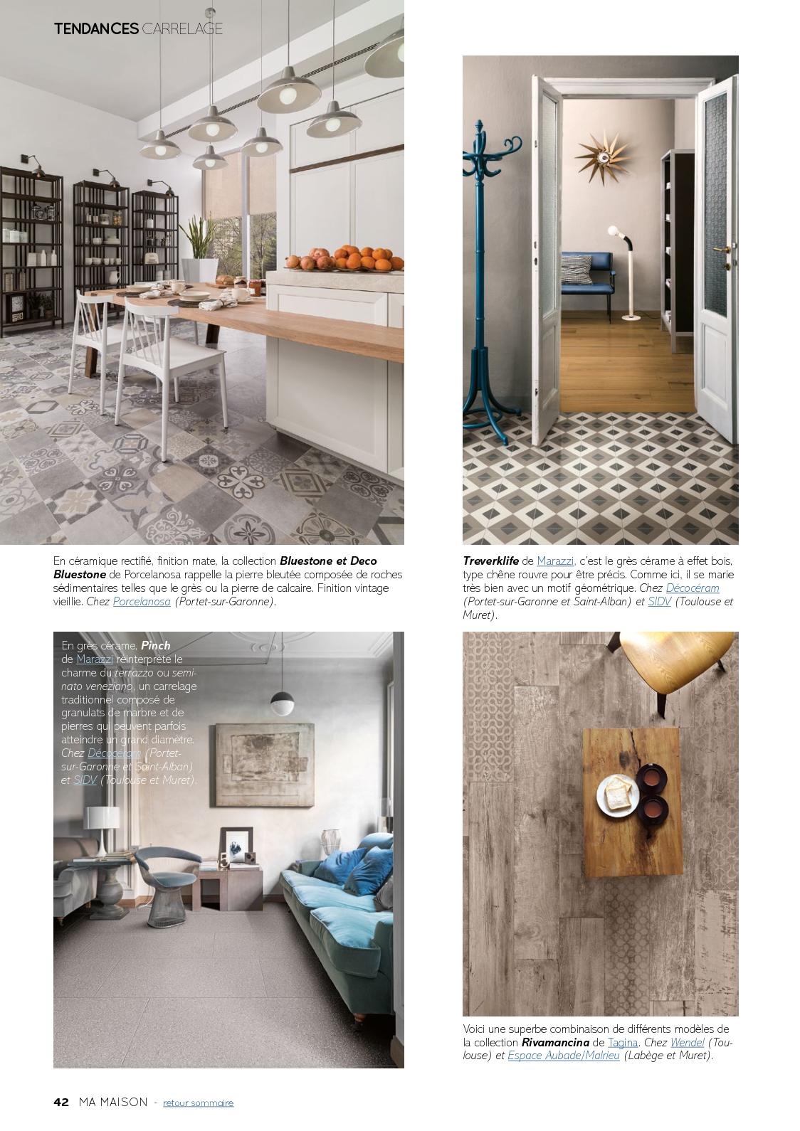 Carrelage aubade muret