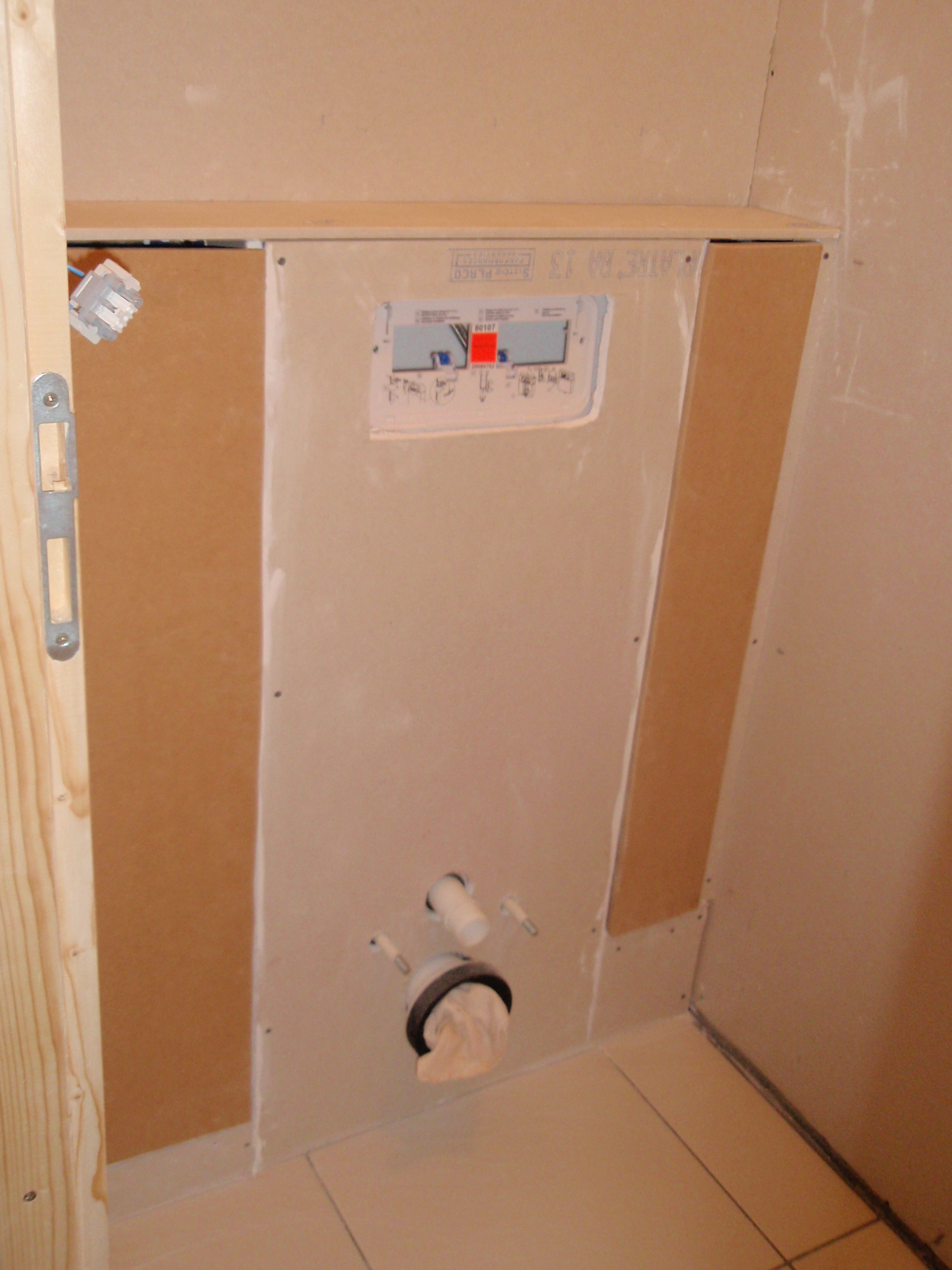 Joint carrelage wc suspendu