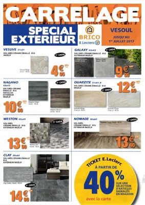 Carrelage exterieur brico leclerc