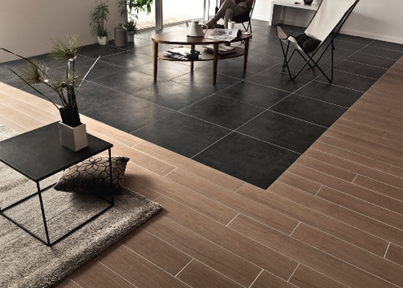 Carrelage sur parquet ancien