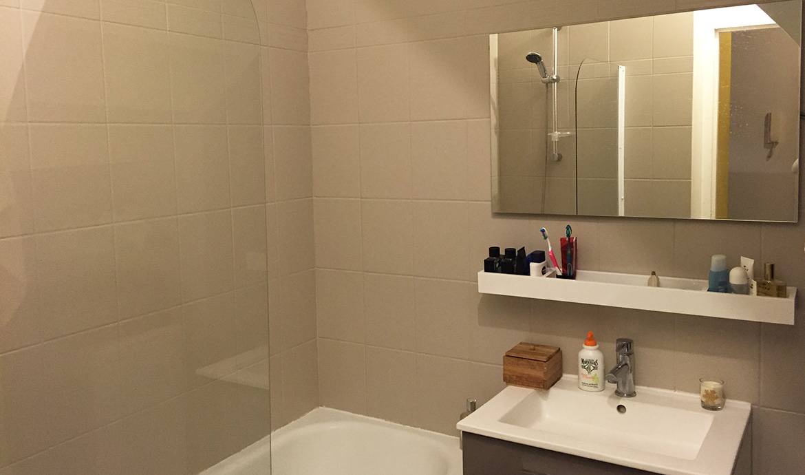 Peinture carrelage julien beige