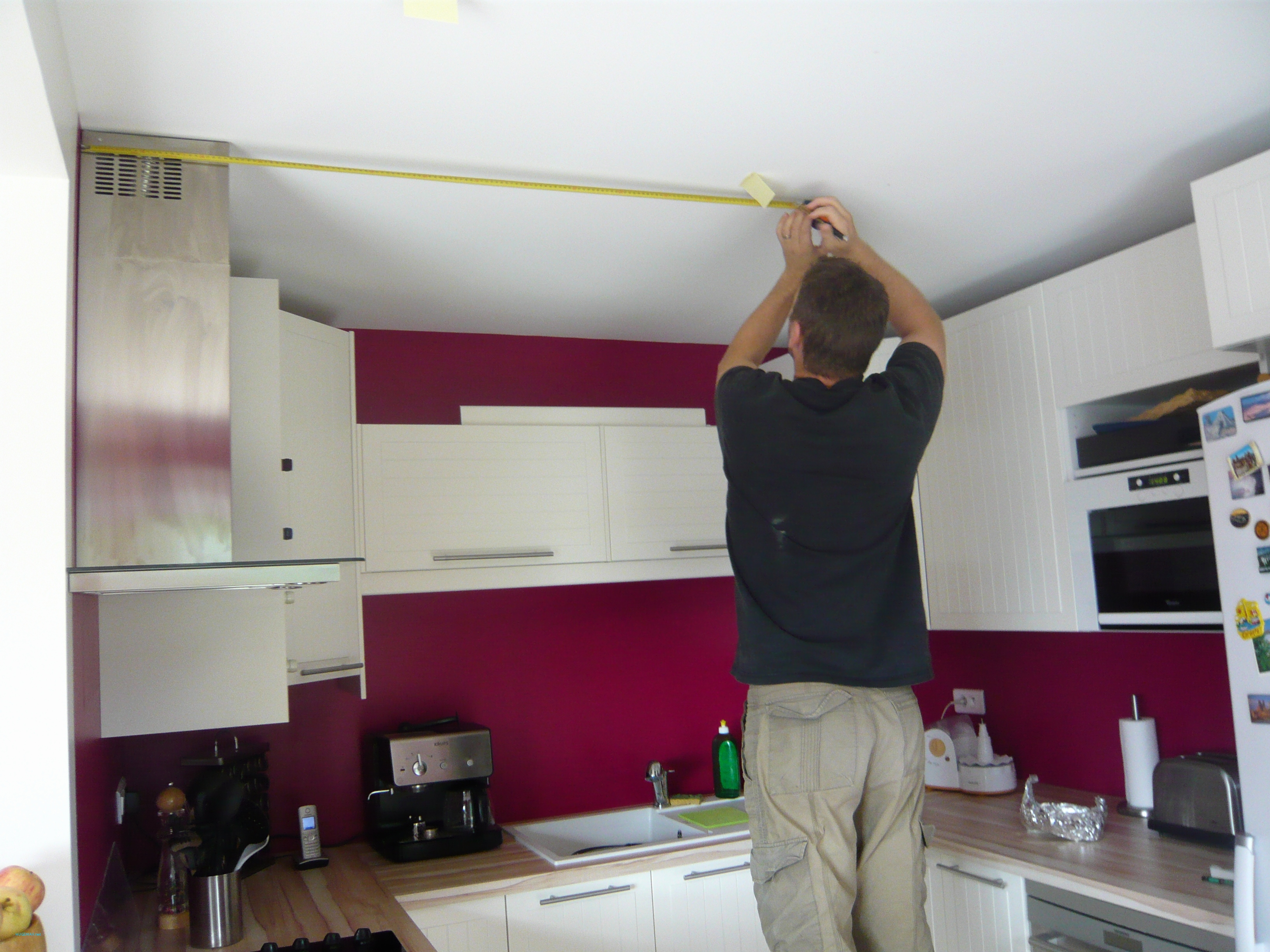 Couleur mur cuisine framboise