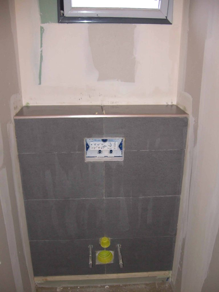 Carreler wc suspendu