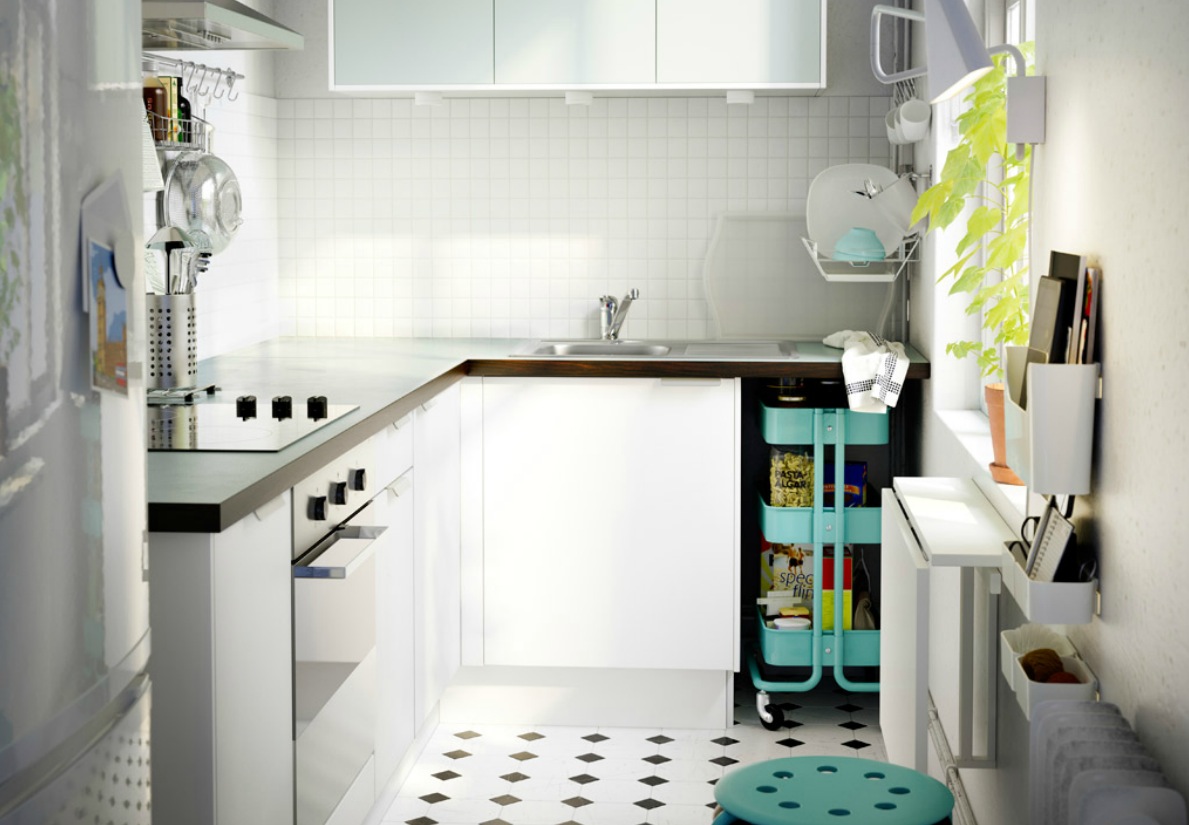 Petite cuisine ikea blanche
