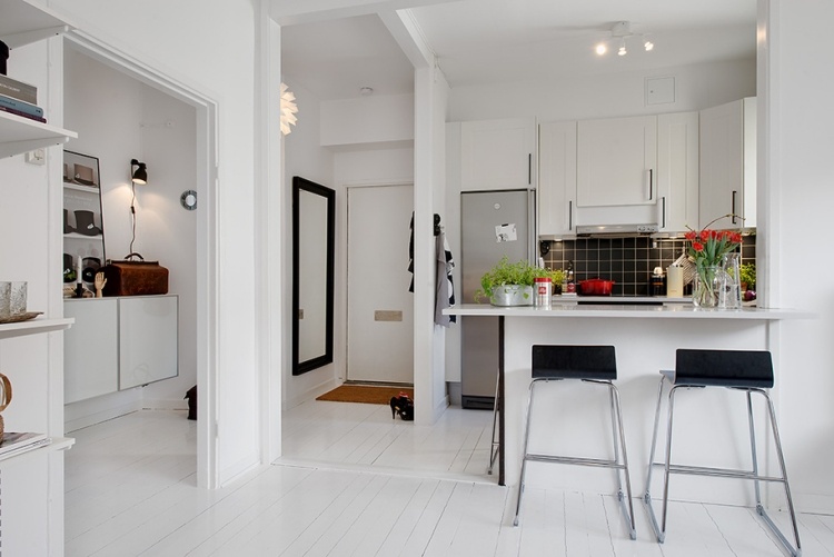 Petite cuisine moderne appartement