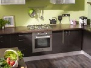 Deco cuisine vert marron