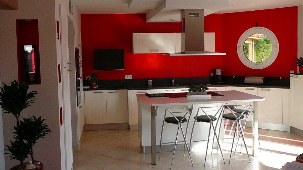 Decoration cuisine blanc noire