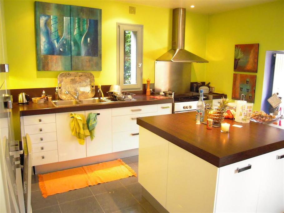 Deco de cuisine jaune