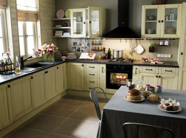 Modele de cuisine style campagne