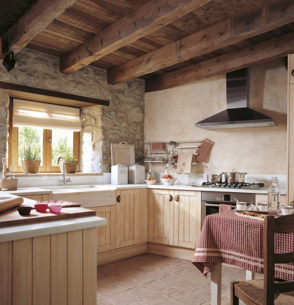 Idee deco pour cuisine campagnarde