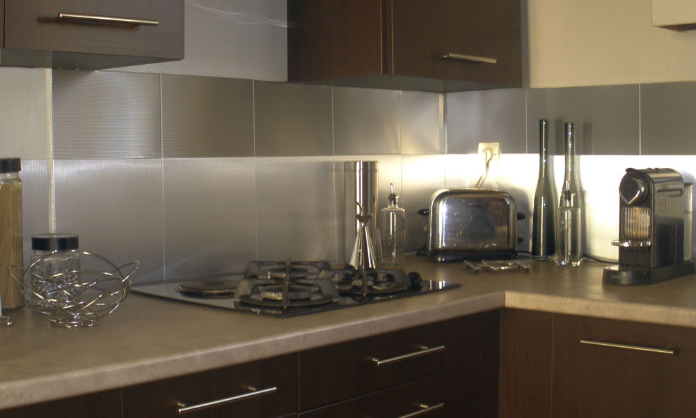 Carrelage mural pour cuisine grise