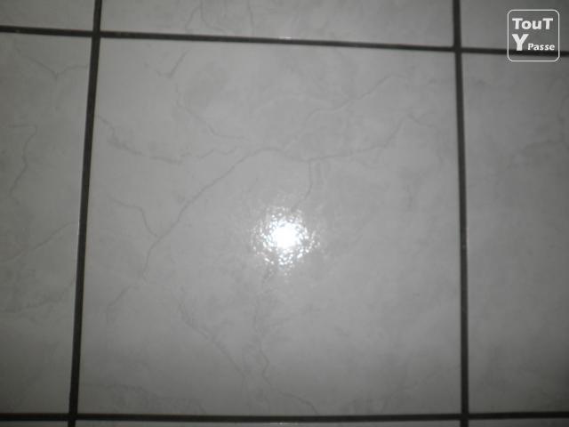 Carrelage blanc brillant 40 x 40