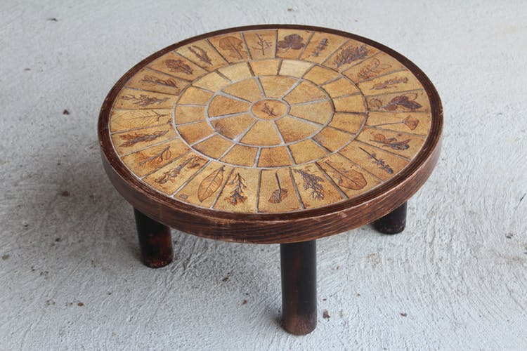 Table basse ronde capron