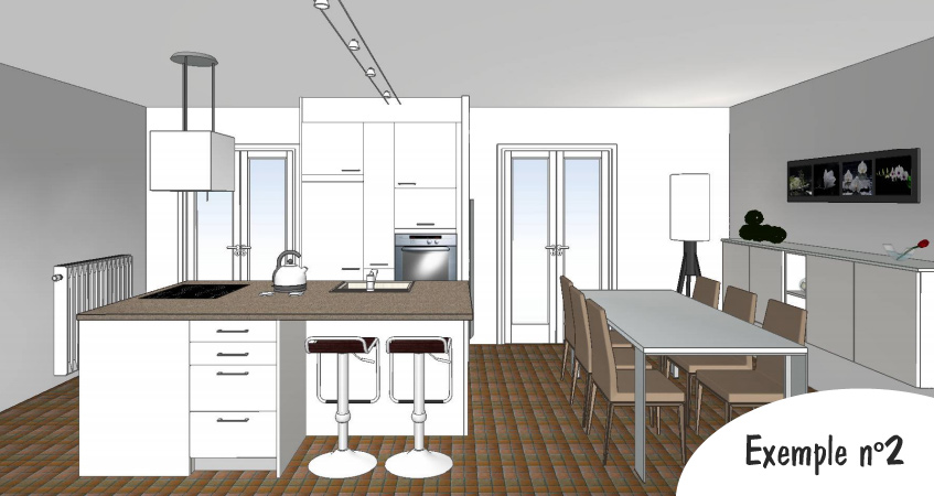 Plan cuisine americaine gratuit