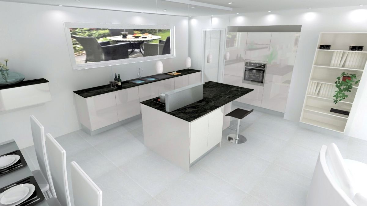 Plan de travail cuisine pour ilot