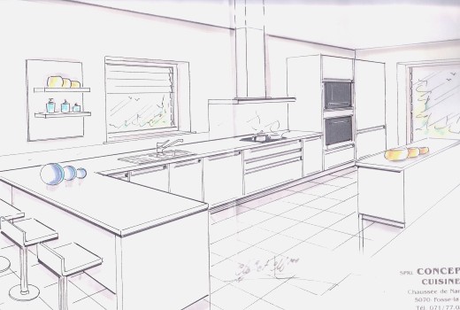 Conception plan cuisine en ligne