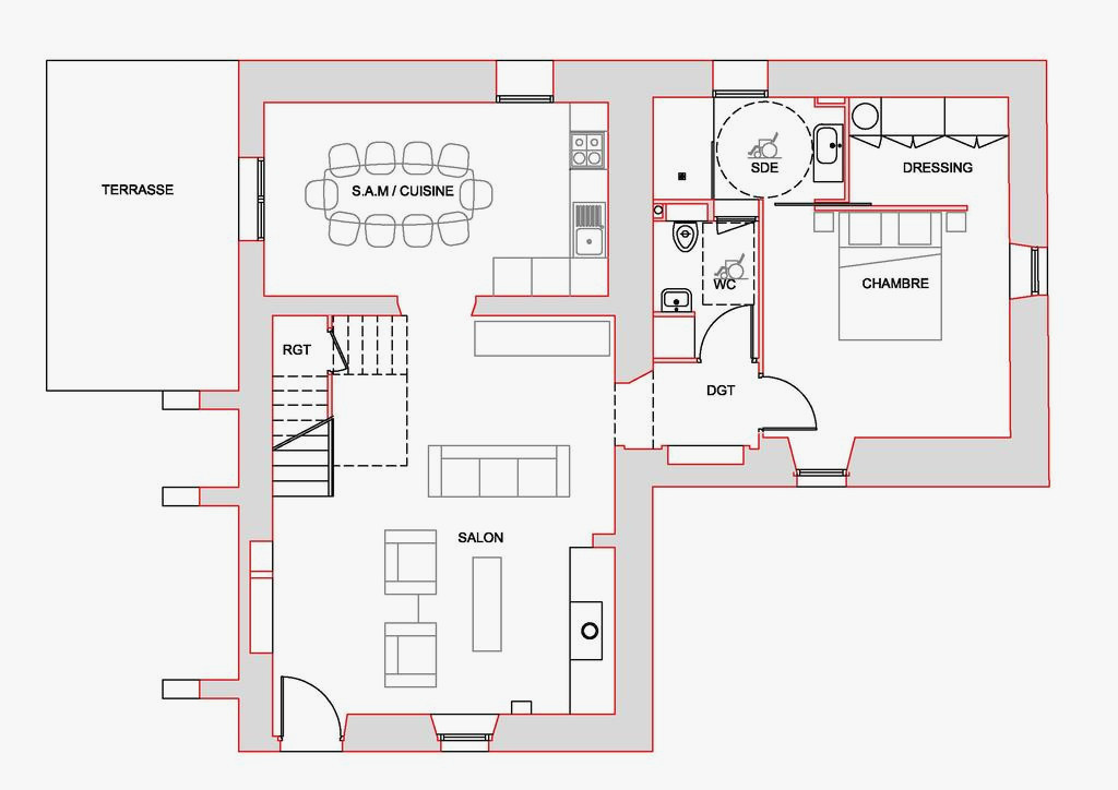 Plan cuisine original