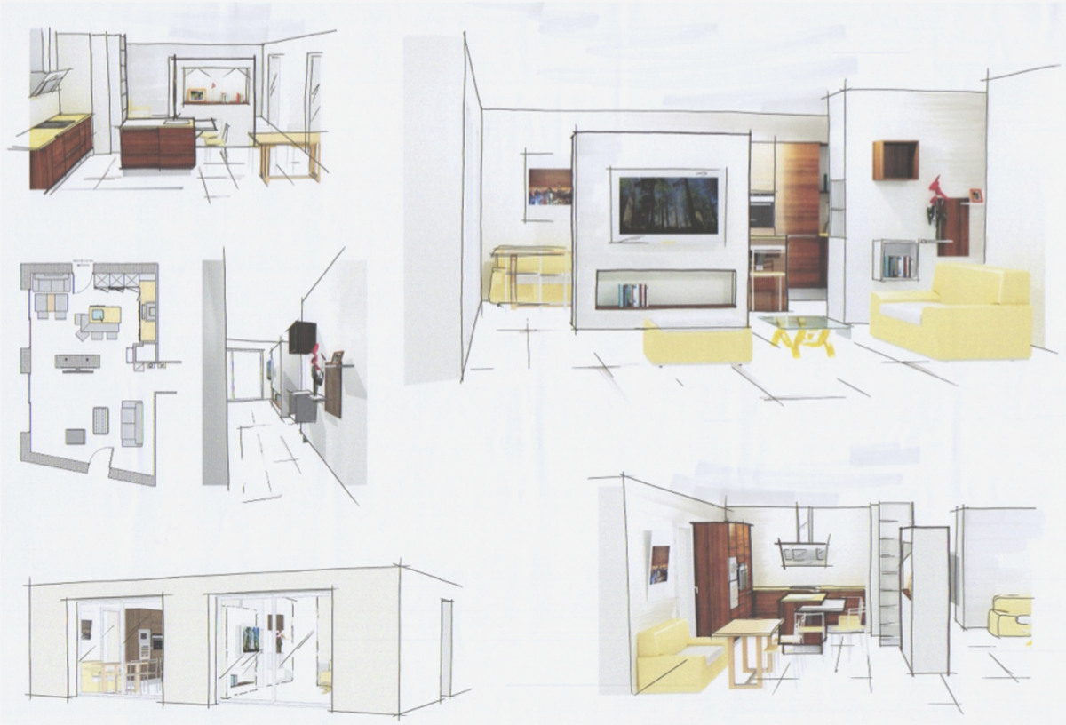 Plan cuisine salle a manger