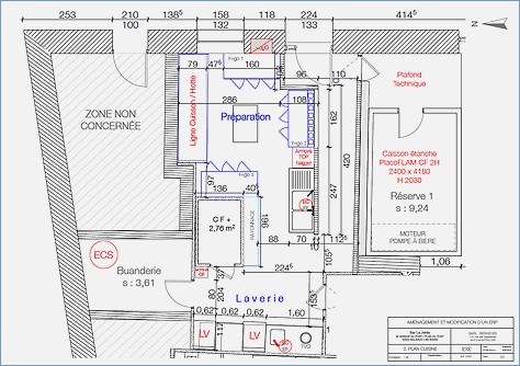Plan de cuisine norme