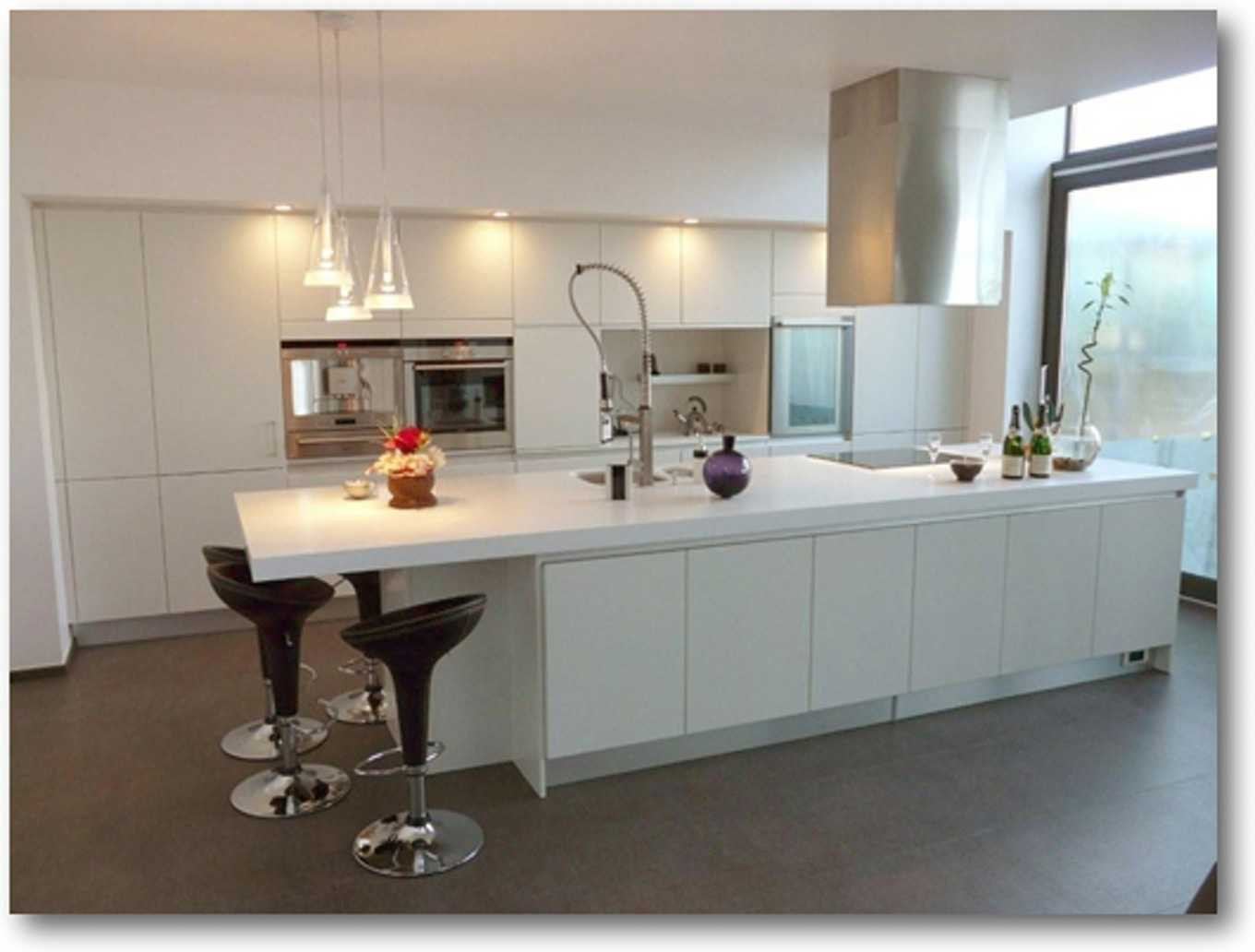 Plan de cuisine ilot central