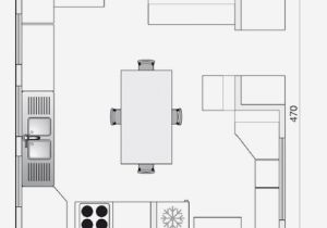 Plan de cuisine de maison