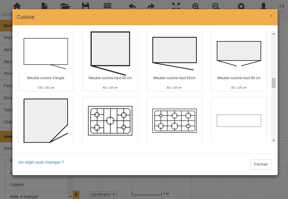 Faire plan cuisine gratuit