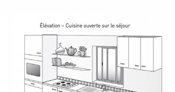 Plan petite cuisine aménagée