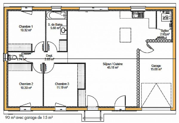 Plan de cuisine centrale