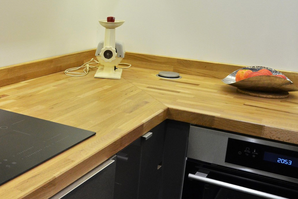 Plan de travail cuisine en angle