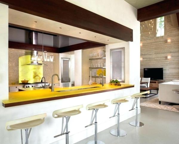 Largeur plan bar cuisine