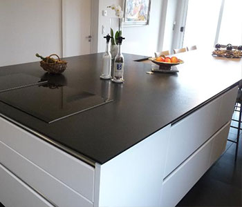 Plan travail cuisine quartzite