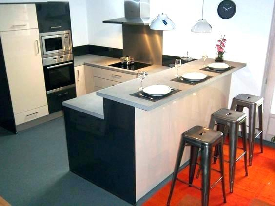 Plan comptoir cuisine americaine