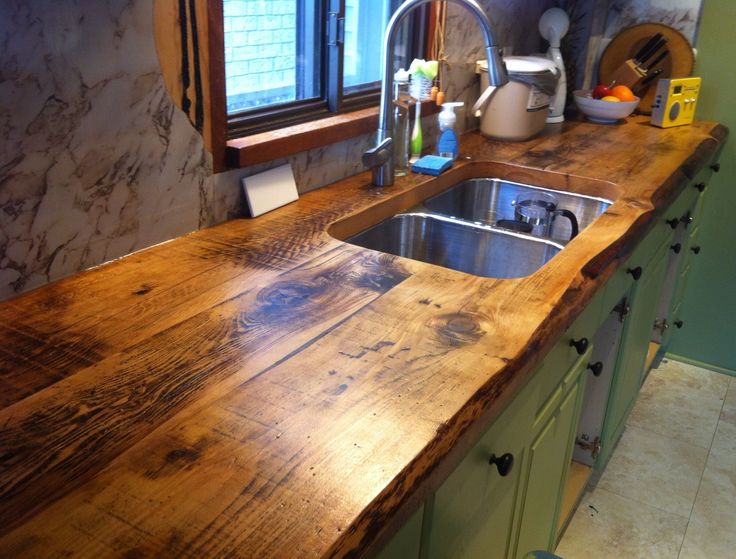 Plan de table cuisine en bois