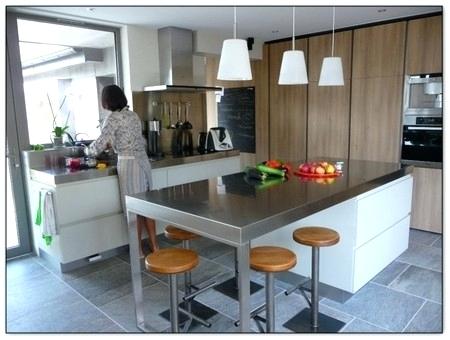 Plan de travail inox cuisine professionnelle