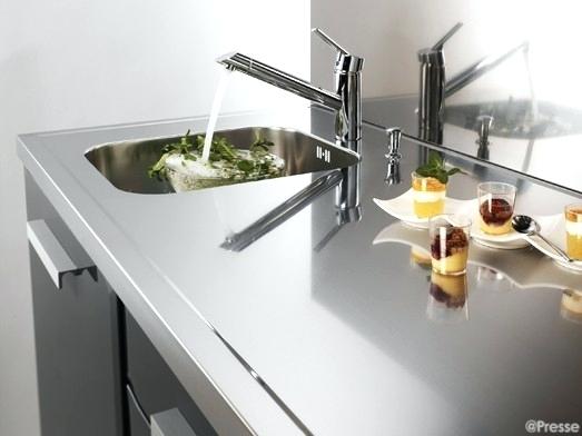 Plan de travail cuisine inox professionnel