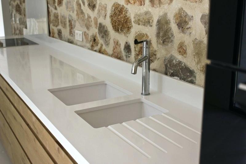 Plan de travail cuisine quartz