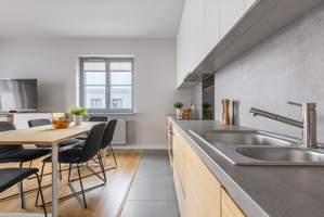 Plan de travail cuisine aspect beton