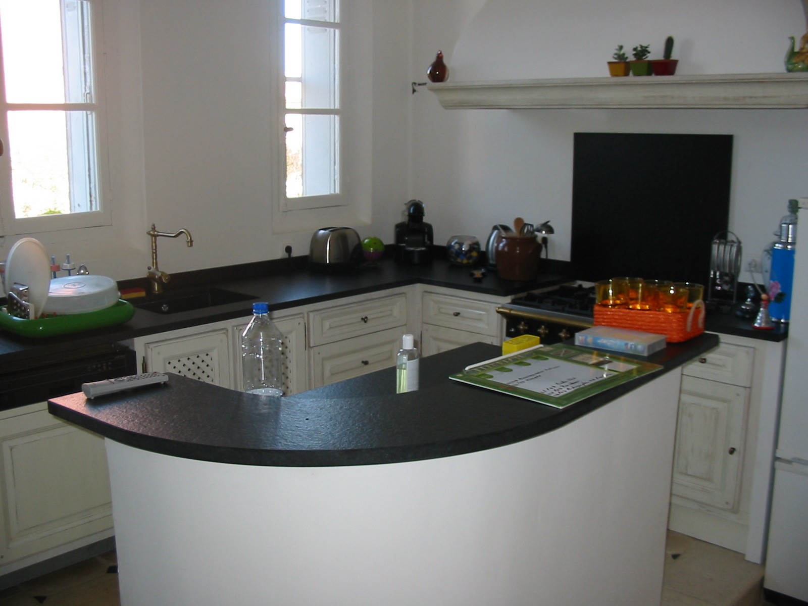 Plan de travail cuisine granit sur mesure