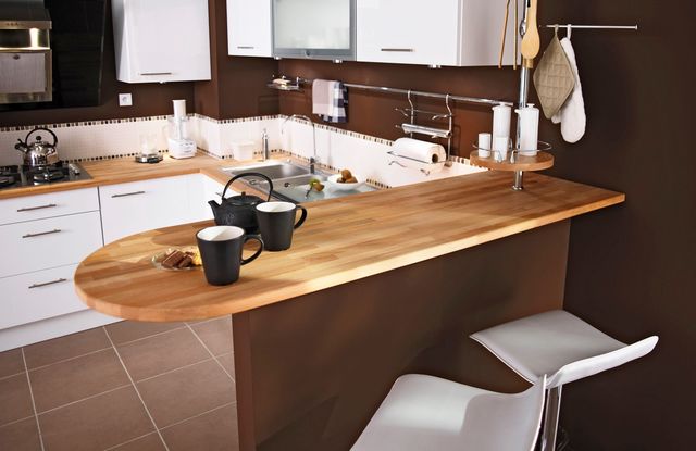 Renovation plan de travail cuisine en bois