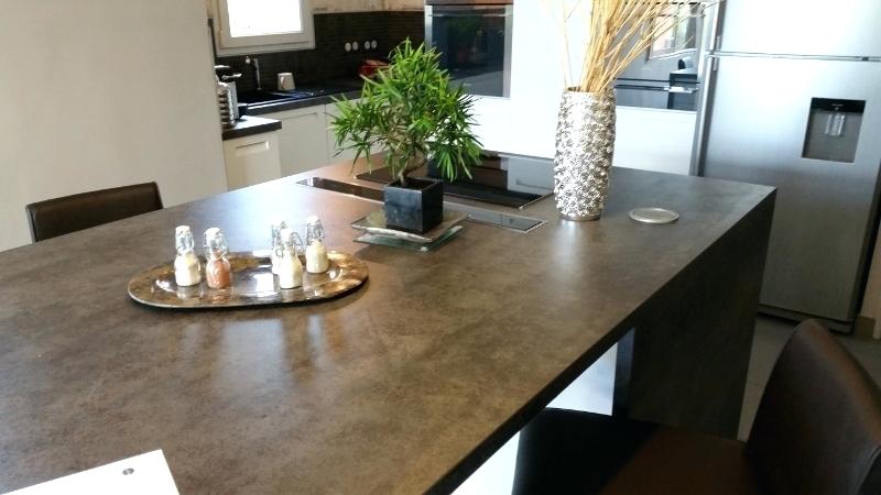 Plan de travail de cuisine ceramique