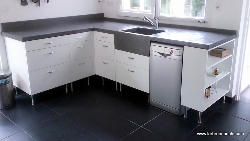 Plan de travail cuisine en siporex