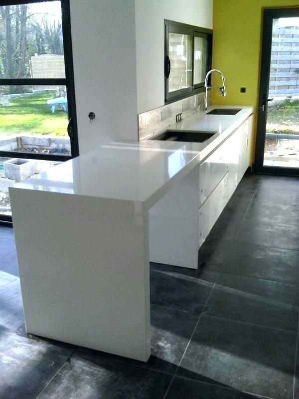 Plan travail cuisine beton cellulaire